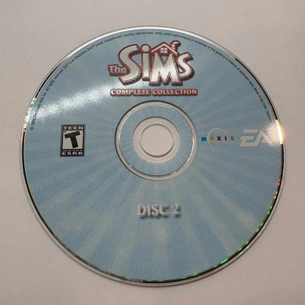PC Game The Sims Complete Collection PC CD-ROM Red EA Maxis 2005 Edition